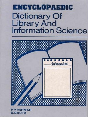 cover image of Encyclopaedic Dictionary of Library and Information Science